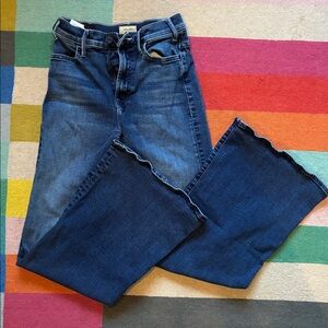 MOTHER Lil’ Histler Roller Sneak Jeans